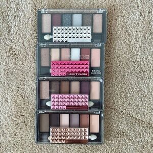 NWT Hard Candy Set of 4 Eyeshadow Palettes with 6 Shades Each